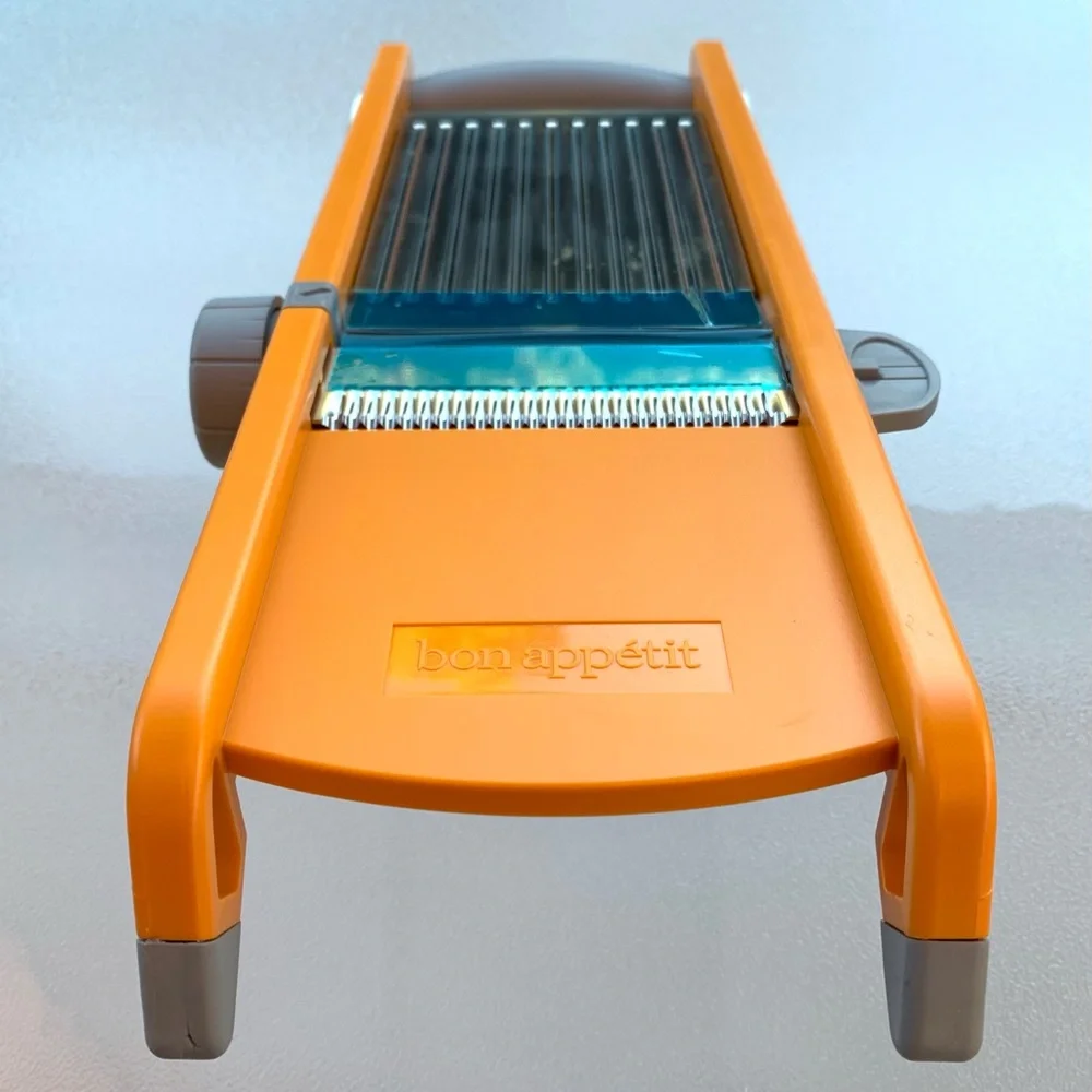 Bon Appetit Orange Adjustable Julienne Blades Mandoline